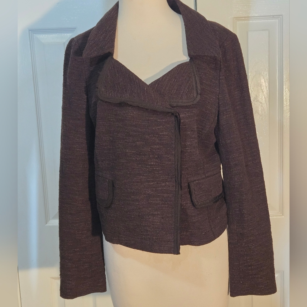 Banana Republic Brown Minimalist Jacket